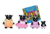 Набор фигурок Lil Woodzeez Семья Скунсов (295523)