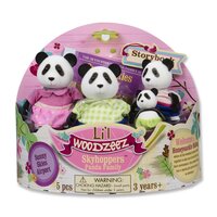 Набір фігурок Lil Woodzeez Сім'я Панда (6154M) 