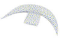 Подушка для вагітних 10 в 1 Nuvita DreamWizard, біла (NV7100DOTS)