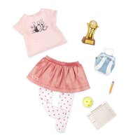 Набір Our Generation DELUXE Лялька Еверлі з книгою і аксесуарами для боулінгу 46 сантиметрів (BD31165AZ)