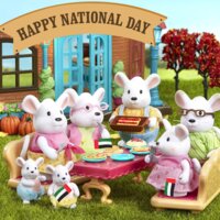 Набір фігурок Li`l Woodzeez Велика Сім'я Мишей, 7 одиниць (6491Z)