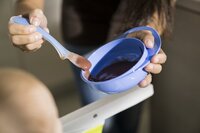 Nuvita Тарелка для кормления Easy Eating, 2шт. глубокая (NV8431Blue)