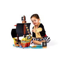 Игровой набор Janod Корабль пиратов 3D (J08579)