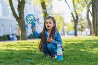 Генератор мыльных пузырей Gazillion Гигант вентилятор, в наборе р-р 118мл (GZ36132)