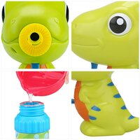 Мильні бульбашки Make Kids Smile Bubble Fun Динозавр зелений 60 мл (DHOBB10122)