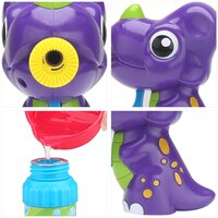 Мильні бульбашки Make Kids Smile Bubble Fun Динозавр фіолетовий 60 мл (DHOBB10124)