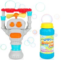 Мильні бульбашки Make Kids Smile Bubble Fun Робот 60 мл (DHOBB10240)