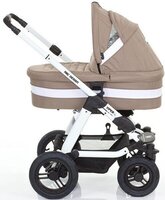 Універсальна коляска 2 в 1 ABC design VIPER 4S Peanut бежевий з білим (61099/510)