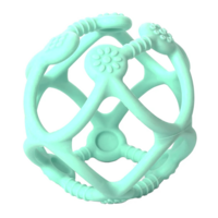 Ортодонтичний прорізувач для зубів BabyOno Сфера Бірюзовий (5901435410943) 