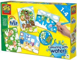  Набір для творчості Ses Creative My first Водні малюнки Тварини (14456)  