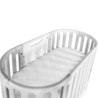 Мультифункціональне ліжечко Babyhit 5 в 1 з овальним матрацом (73628)