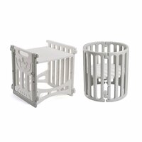 Мультифункціональне ліжечко Babyhit 5 в 1 з овальним матрацом (73628)