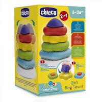 Розвиваюча іграшка – сортер Chicco Пірамідка Ring Tower (09372.00)