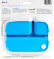 Набір тарілок Munchkin Splash Divided Plates 2 шт. Зелена та блакитна (46727.01)