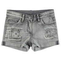 Джинсові шорти iDO з латками і стразами для дівчинки, 38 розмір (4.U890.00/7991) 