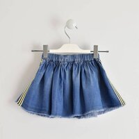 Джинсова спідниця з потертостями для дівчинки 7 років (4.W788.00/7350)