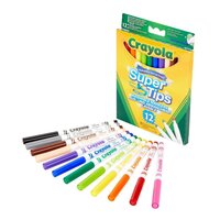 Набір тонких фломастерів Crayola, 12 шт. (7509) 