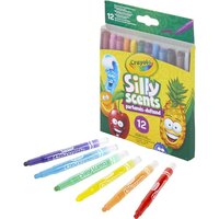 Набір воскової крейди, що викручується, Crayola Silly Scents Твіст з ароматом, 12 шт. (256321.024) 