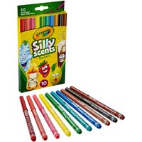 Набір ароматизованих фломастерів Crayola Silly Scents Washable Тонка лінія, 10 шт. (256340.024) 