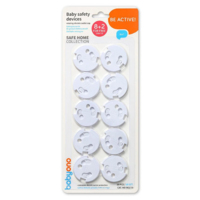 Заглушки для розеток поворотные BabyOno, 10 шт. (5901435415443) 