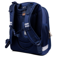 Каркасний шкільний рюкзак 1 Вересня Н-12 Street race, синій (558037)