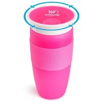 Чашка-непроливайка Munchkin Miracle 360° Sippy 414 мл Рожева (17109.03) 