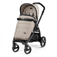 Універсальна коляска Peg Perego 3 в 1 Book Plus Luxe Beige бежевий з синім