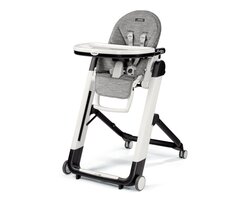 Стільчик для годування Peg-Perego Siesta Follow Me Wonder Grey плямостійкий сірий 