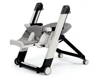 Стульчик для кормления Peg-Perego Siesta Follow Me Wonder Grey пятностойкий серый