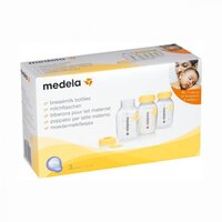 Бутылочки для сбора и хранения грудного молока Medela Breastmilk bottles 3 шт по 150 мл