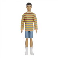 Лялька Barbie Кен Модник в смугастому джемпері 29 см 	(GRB91)