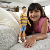 Лялька Barbie Кен Модник в смугастому джемпері 29 см 	(GRB91)