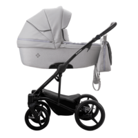 Дитячий візочок Bebetto Torino 2 в 1 (05W) Сіра, біла рама