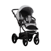 Дитячий візочок Bebetto Torino 2 в 1 (05В) Сіра, чорна рама