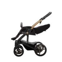 Дитячий візочок Bebetto Torino 2 в 1 SI (02) Чорна, мідна рама