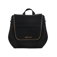 Дитячий візочок Bebetto Torino 2 в 1 SI (02) Чорна, мідна рама