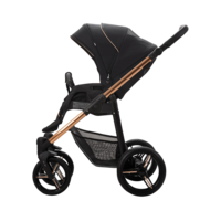 Коляска прогулянкова Bebetto Nico Estilo 01 Чорна, мідна рама