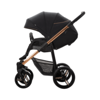 Коляска прогулянкова Bebetto Nico Estilo 01 Чорна, мідна рама