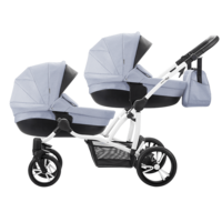 Дитяча коляска для двійні універсальна 2 в 1 Bebetto B 42 NEW (02) Синій