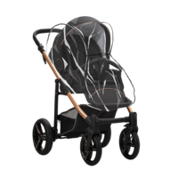 Коляска прогулянкова Bebetto Nico Estilo 04 Синя, золота рама