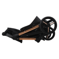 Коляска прогулянкова Bebetto Nico Estilo 04 Синя, золота рама