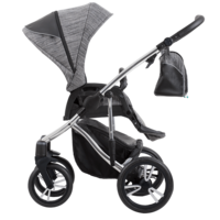 Дитячий візочок 2 в 1 Bebetto Bresso Premium SILVER 02