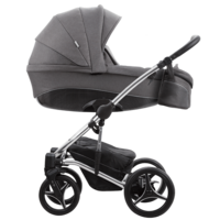 Універсальна коляска 2 в 1 Bebetto Tito Premium SILVER (02) Сіра