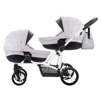 Дитяча коляска для двійні універсальна 2 в 1 Bebetto B 42 NEW (07)