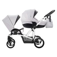 Дитяча коляска для двійні універсальна 2 в 1 Bebetto B 42 NEW (07)