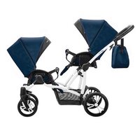 Дитяча коляска для двійні універсальна 2 в 1 Bebetto B 42 NEW (07)