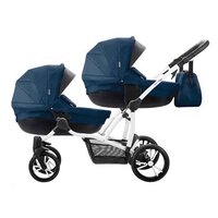 Дитяча коляска для двійні універсальна 2 в 1 Bebetto B 42 NEW (07)