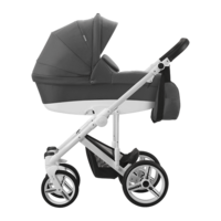 Універсальна коляска 2 в 1 Bebetto Magnum 230 B Темно сіра