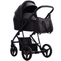 Детская коляска 2 в 1 Bebetto Flavio PRO 06, черный (503.12.21.P06)