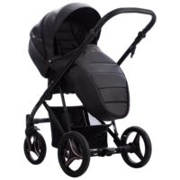 Детская коляска 2 в 1 Bebetto Flavio PRO 06, черный (503.12.21.P06)